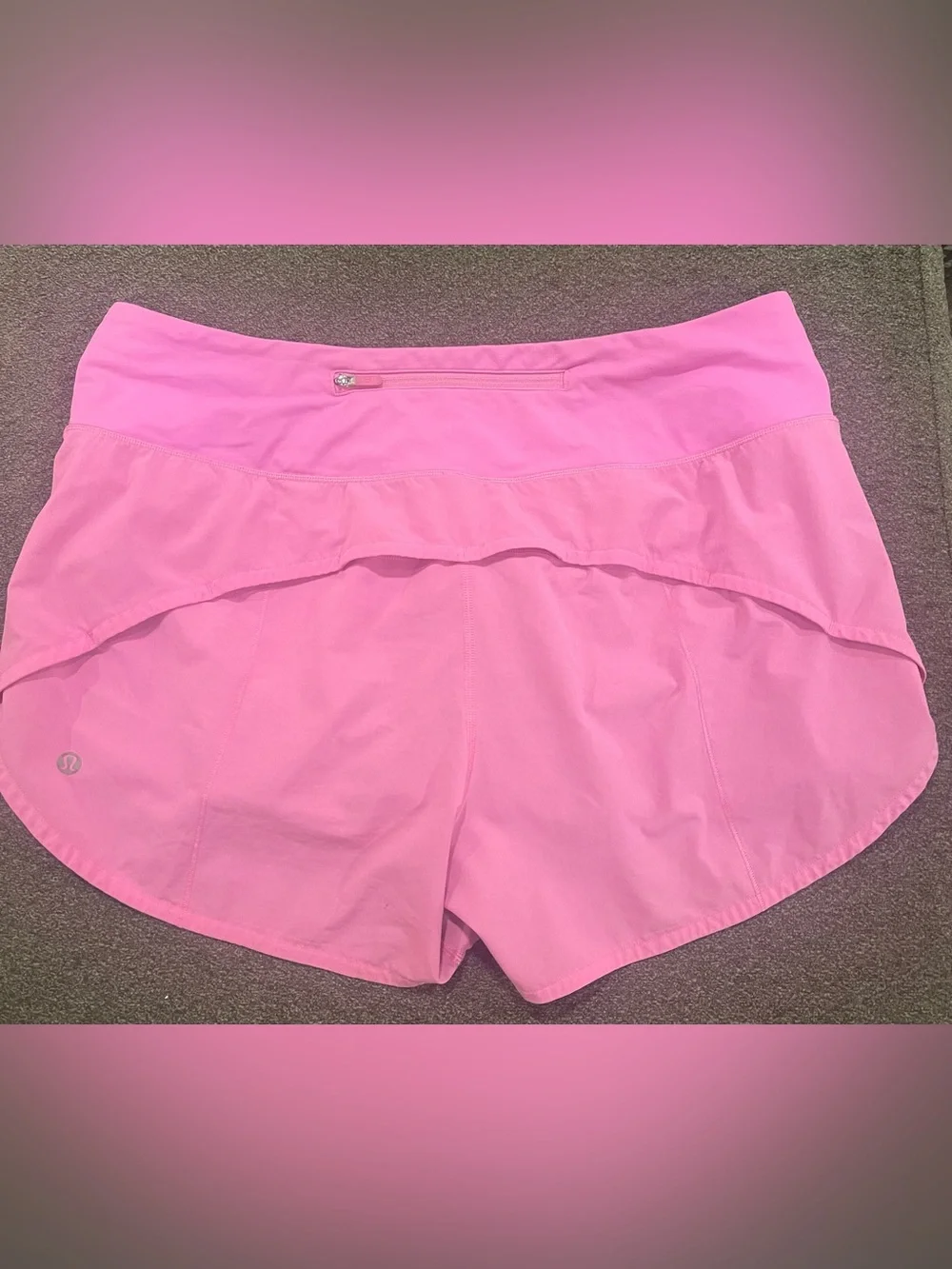 lululemon athletica speed up Light Pink Shorts